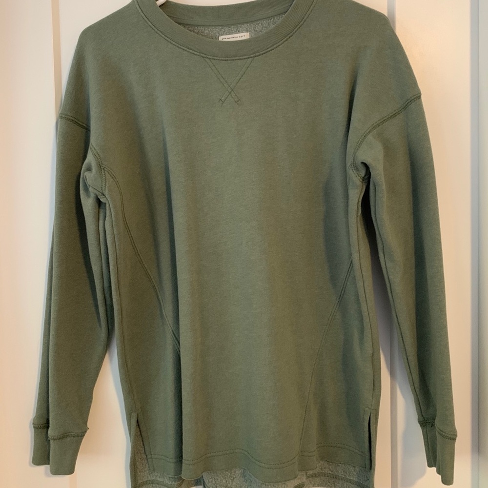 Olive Crewneck Sweatshirt